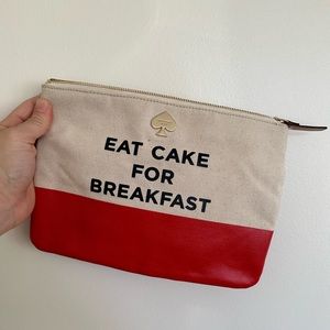Kate Spade “Eat Cake” clutch